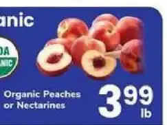 Safeway Organic Peaches or Nectarines offer