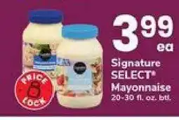 Safeway Signature Select Mayonnaise offer