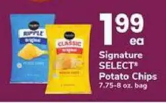 Safeway Signature select potato chips offer