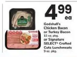 Safeway Godshall's Chicken Bacon or Turkey Bacon offer