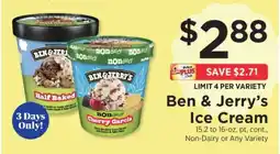 ShopRite Ben & Jerry's Ice Cream offer