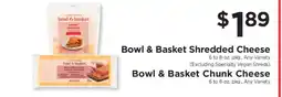 ShopRite Bowl & Basket Shredded Cheese offer