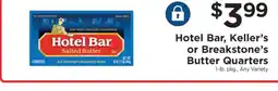 ShopRite Hotel Bar, Keller’s or Breakstone’s Butter Quarters offer