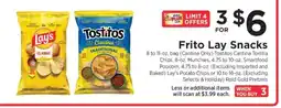 ShopRite Frito Lay Snacks offer