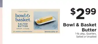 ShopRite Bowl & Basket Butter offer