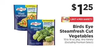 ShopRite Birds Eye Steamfresh Cut Vegetables offer