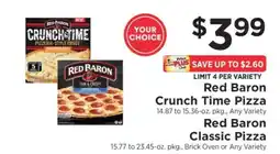 ShopRite Red Baron Pizza offer