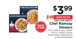 ShopRite Chef Ramsay Dinners offer