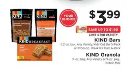 ShopRite KIND Bars/Granola offer