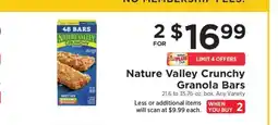ShopRite Nature Valley Crunchy Granola Bars offer