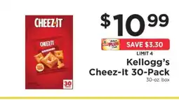 ShopRite Kellogg's Cheez-It 30-Pack offer