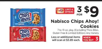 ShopRite Nabisco Chips Ahoy! Cookies offer