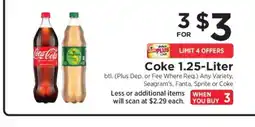 ShopRite Coke 1.25-Liter offer