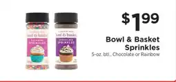 ShopRite Bowl & Basket Sprinkles offer