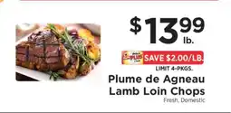ShopRite Plume de Agneau Lamb Loin Chops offer