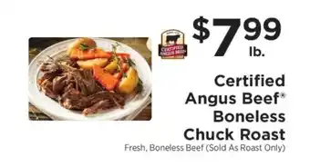 ShopRite Certified Angus Beef Boneless Chuck Roast offer