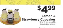 ShopRite Lemon & Strawberry Cupcakes offer