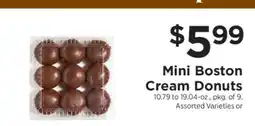 ShopRite Mini Boston Cream Donuts offer
