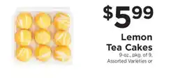 ShopRite Lemon Tea Cakes offer