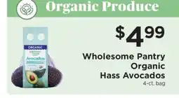 ShopRite Wholesome Pantry Organic Hass Avocados offer