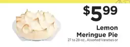 ShopRite Lemon Meringue Pie offer