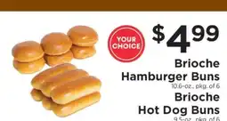 ShopRite BRIOCHE BUNS offer