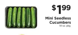 ShopRite Mini Seedless Cucumbers offer
