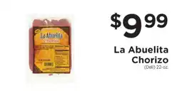 ShopRite La Abuelita Chorizo offer