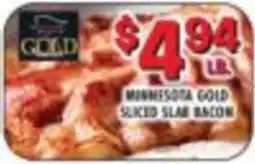Miners County Market Minnesota Gold sliced slab bacon offer