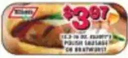 Miners County Market Kroger polish sausage offer