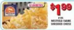 Miners County Market Westfield Farms shredded cheese offer