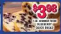 Miners County Market 1 lb. summer fresh blueberry quick bread offer