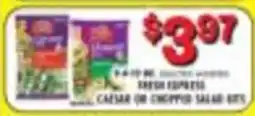 Miners County Market Fresh Express Caesar Or Chopped Salad Kits offer
