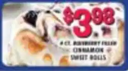 Miners County Market 4 ct. rosemary filled cinnamon sweet rolls offer
