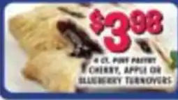 Miners County Market 4 cl pint pastry turnovers offer