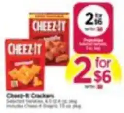 Tops Cheez-It Cheez-It Crackers offer