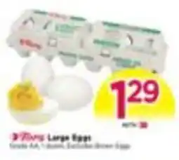 Tops 3Doors Large Eggs offer