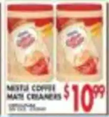 Pioneer Supermarkets Mistu Coffee Malt Creamers offer