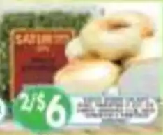 Pioneer Supermarkets Safeway bagels offer