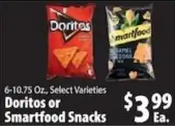 Caledonia Marketplace Doritos or Smartfood Snacks offer