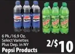 Caledonia Marketplace Pepsi Products offer