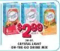 Miners County Market Crystal Light on the go drink mix offer