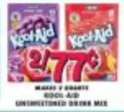 Miners County Market Kool-Aid unsweetened drink mix offer