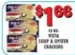 Miners County Market Amish Soup & Oyster Crackers offer