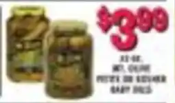 Miners County Market Mrs. Cubb Pickle or Kishen Baby Dills offer
