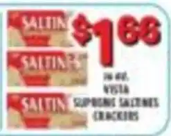 Miners County Market Vista saltine crackers offer