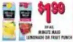Miners County Market Minute Maid Lemonade or Fruit Punch offer