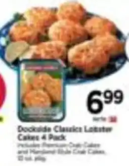 Tops Dockside Classics Lobster Cakes offer