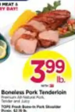 Tops Boneless Pork Tenderloin offer