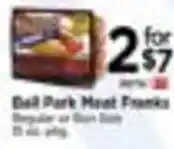 Tops Ball Park Meat Franks offer